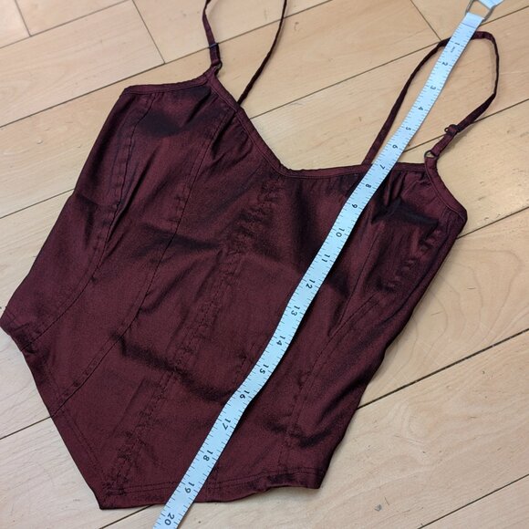 Hot Kiss Iridescent Corset Crop Top Size XS - Picture 6 of 6